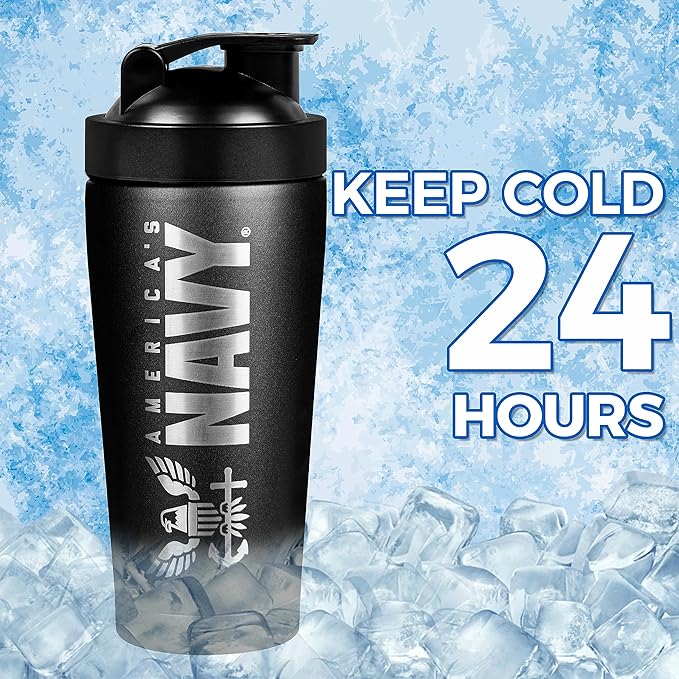 Navy - 24oz Shaker Bottle