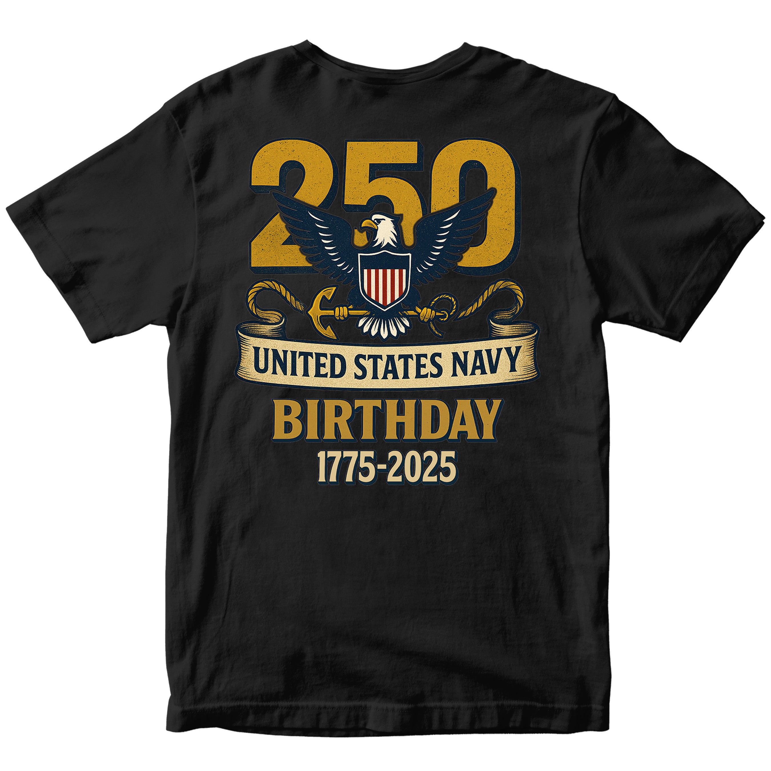 U.S. Navy 250th Anniversary T-Shirt Limited-Edition