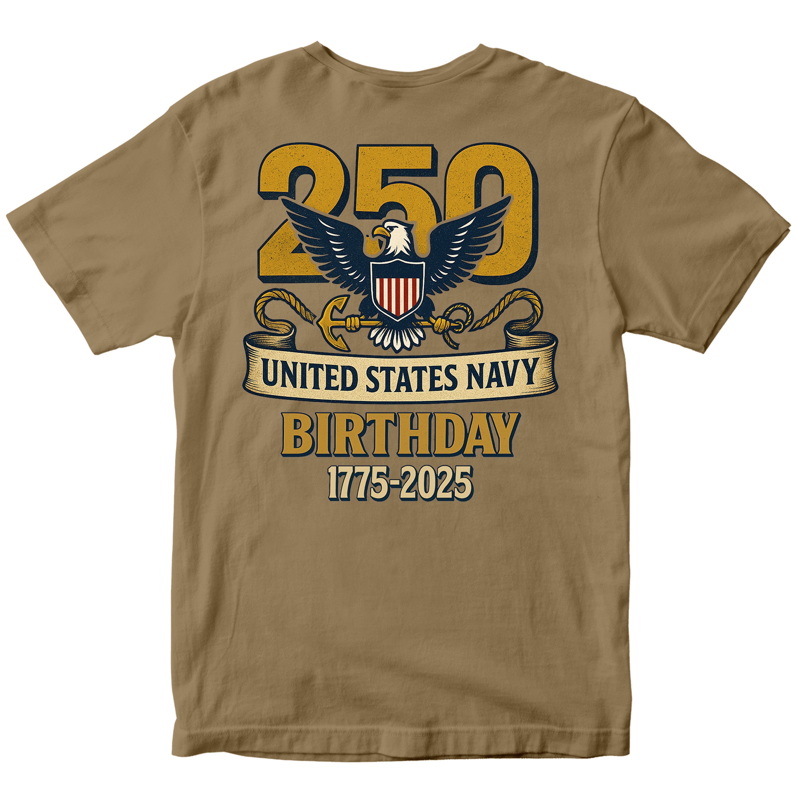 U.S. Navy 250th Anniversary T-Shirt Limited-Edition