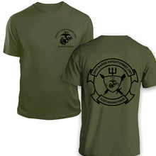 Load image into Gallery viewer, 26th MEU Short Sleeve T-Shirt Logo OD Green 
