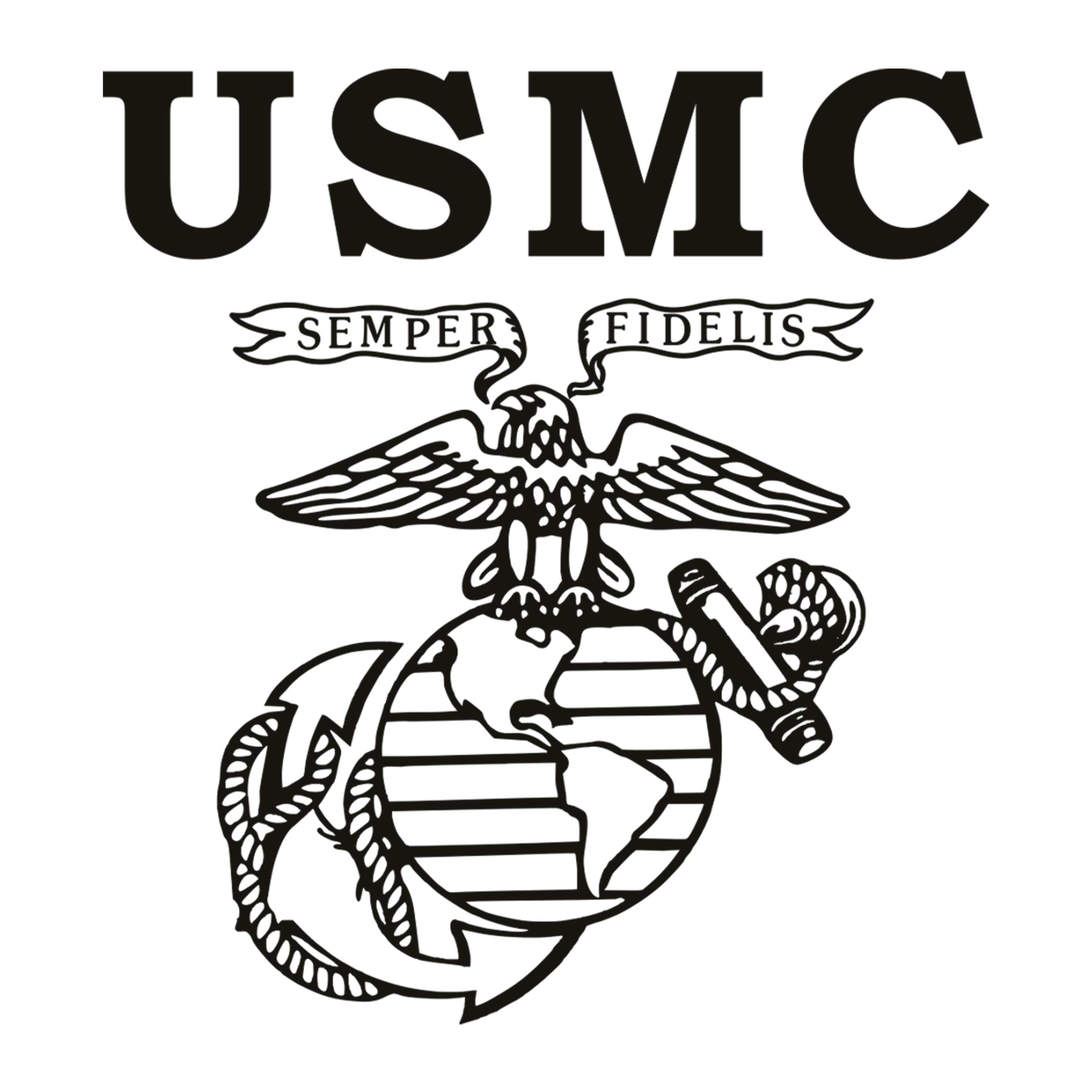 USMC Old School EGA Performance T-Shirt