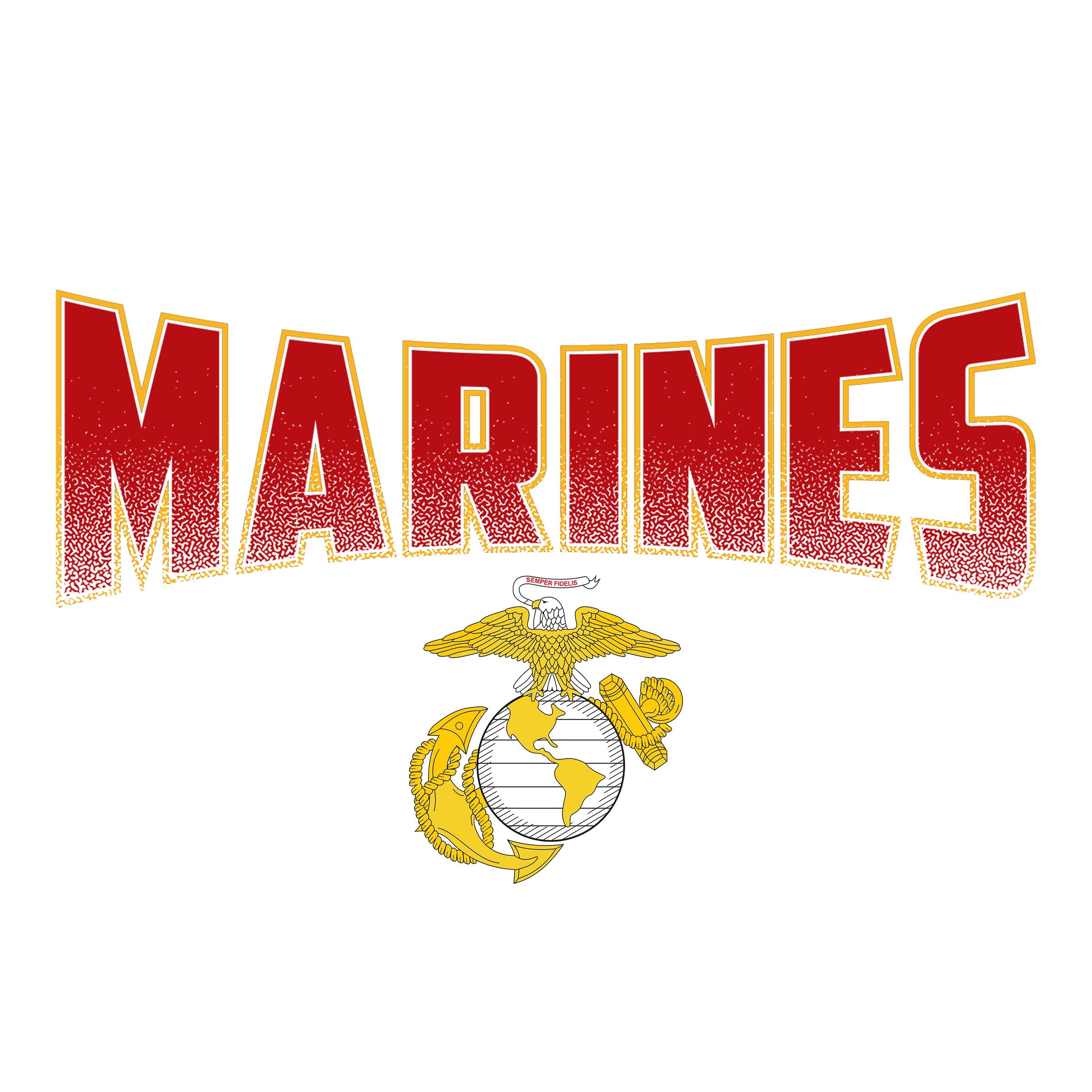 Red & Gold Marines Women's Jersey T-shirt