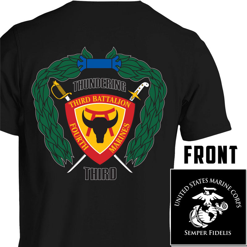 3rd Bn 4th Marines Unit T-Shirt
