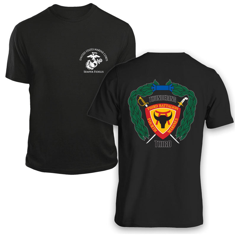 3rd Bn 4th Marines Unit T-Shirt