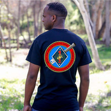 Load image into Gallery viewer, 2nd Bn 7th Marines USMC Unit T-Shirt, 2nd Bn 7th Marines logo, USMC gift ideas for men, Marine Corp gifts men or women 2nd Bn 7th Marines 2d Bn 7th Marines 
