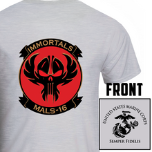 Load image into Gallery viewer, Marine Aviation Logistics Squadron 16 unit t-shirt, MALS-16 unit t-shirt, MALS-16 unit t-shirt, usmc unit t-shirt
