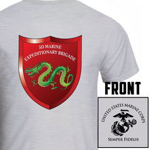 Load image into Gallery viewer, 3D Marine Expeditionary Brigade Unit T-Shirt
