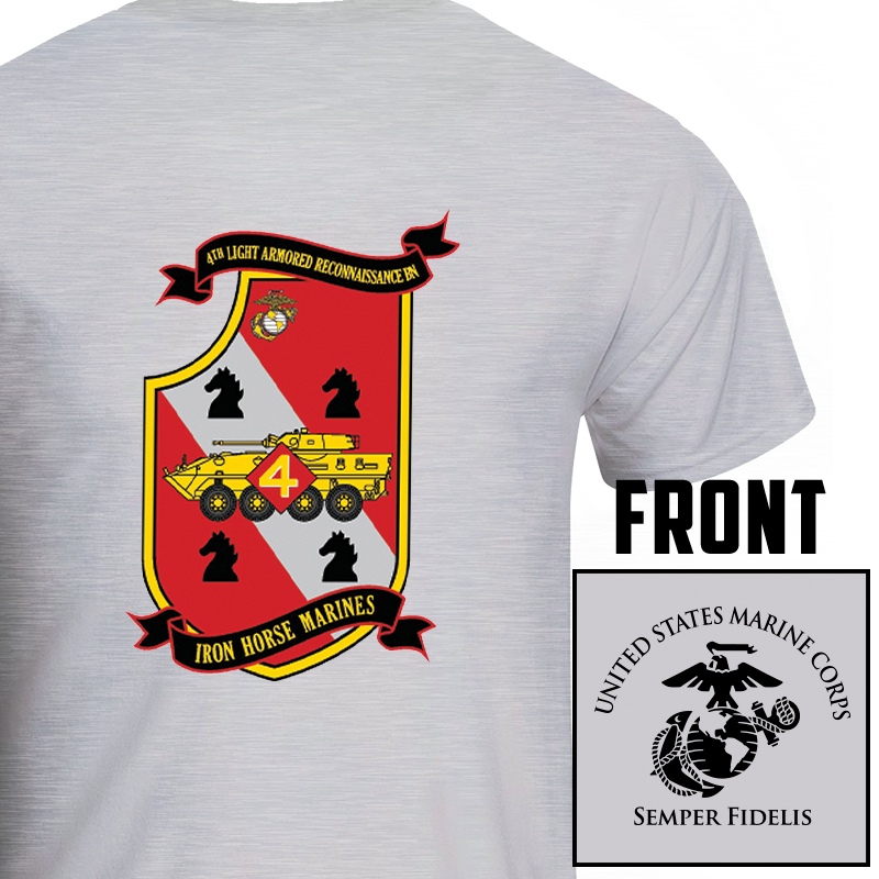 4th Light Armored Reconnaissance Battalion (4th LAR) Unit T-Shirt