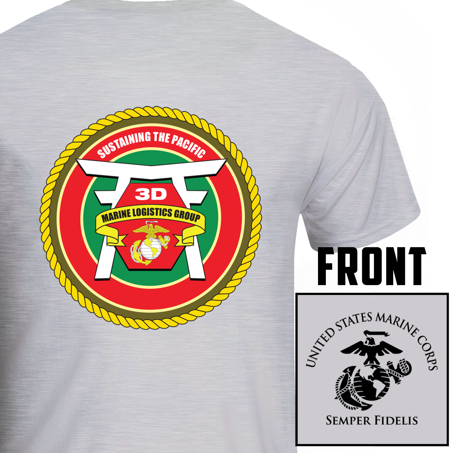 3D Marine Logistics Group (3D MLG) Unit T-Shirt