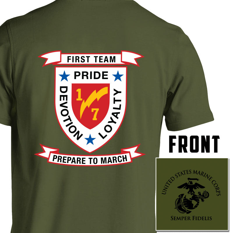 1st Bn 7th Marines Unit T-Shirt