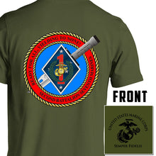 Load image into Gallery viewer, 2nd Bn 7th Marines USMC Unit T-Shirt, 2nd Bn 7th Marines logo, USMC gift ideas for men, Marine Corp gifts men or women 2nd Bn 7th Marines 2d Bn 7th Marines 
