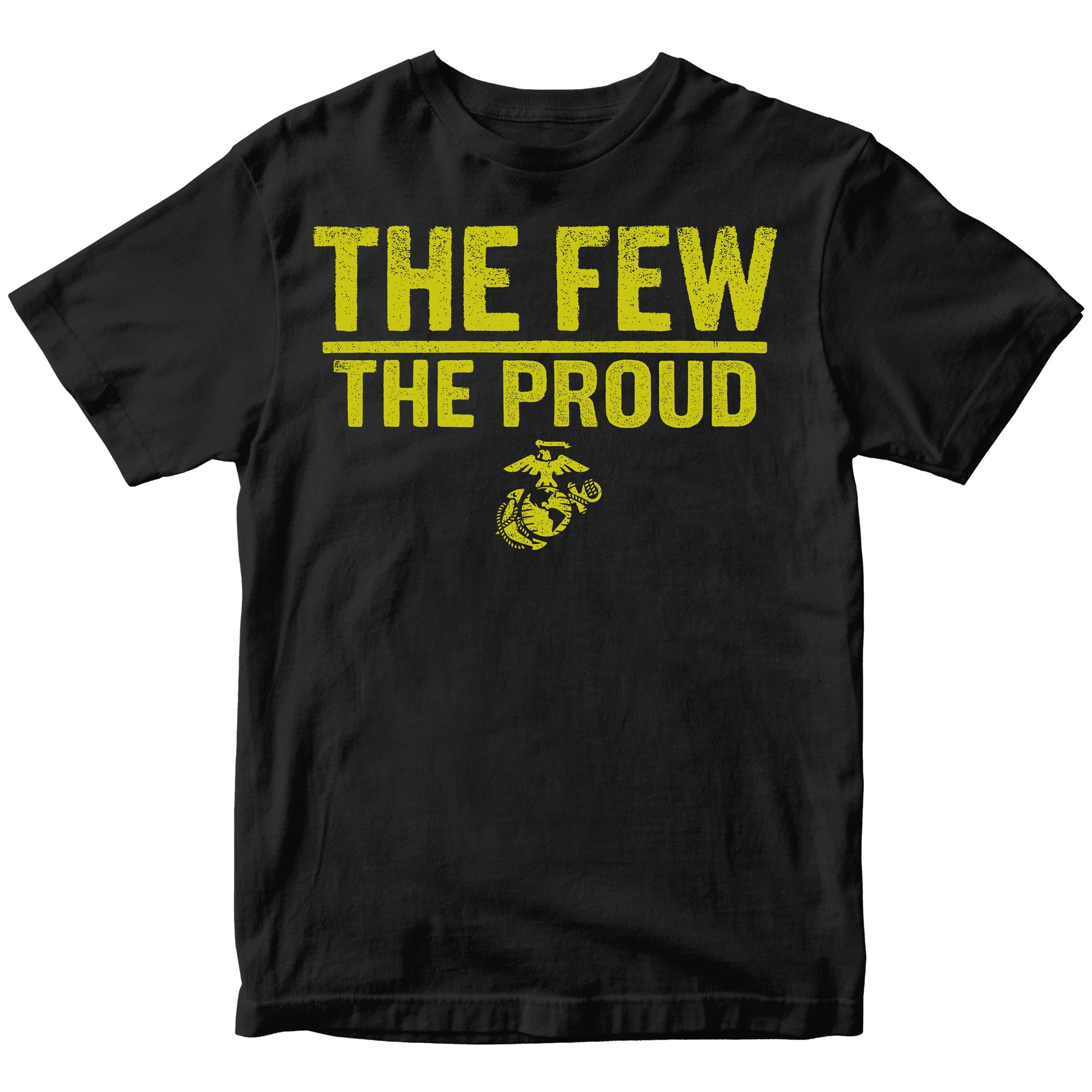 Marines The Few The Proud Safety Yellow T-shirt