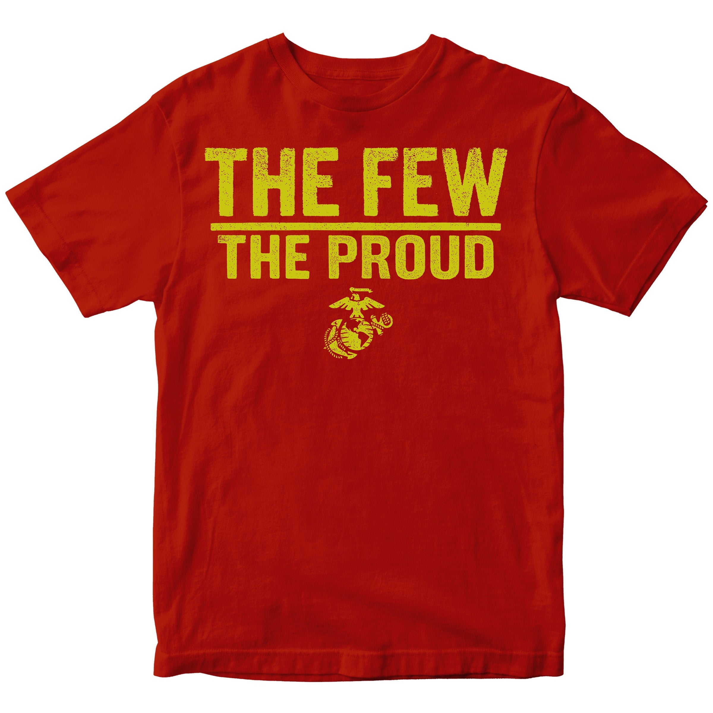 Marines The Few The Proud Safety Yellow T-shirt