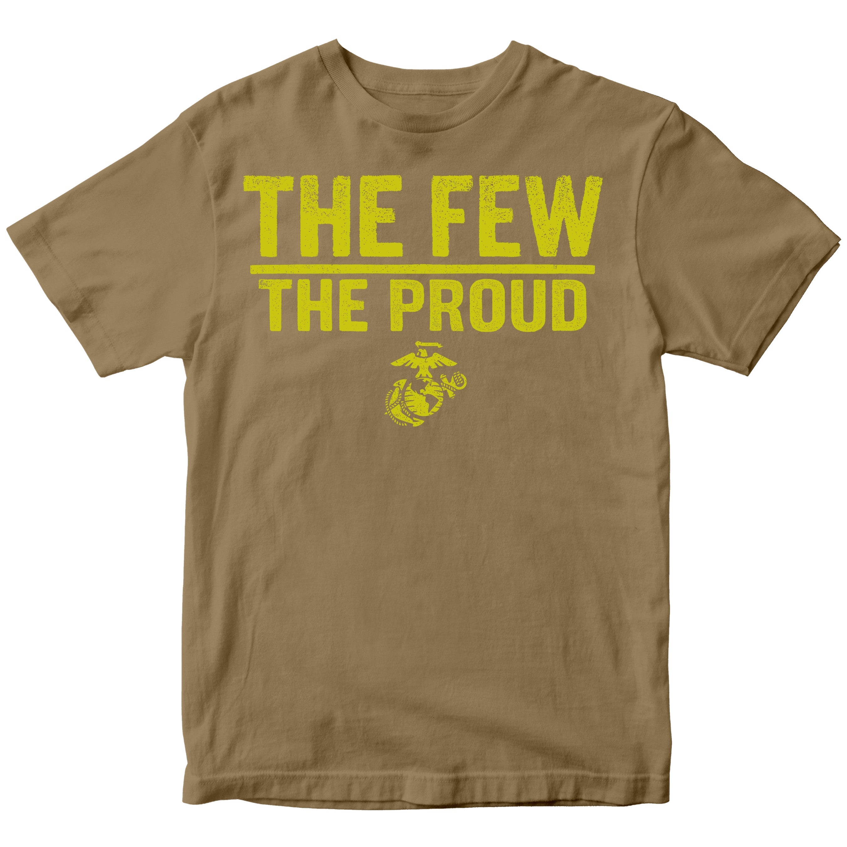 Marines The Few The Proud Safety Yellow T-shirt
