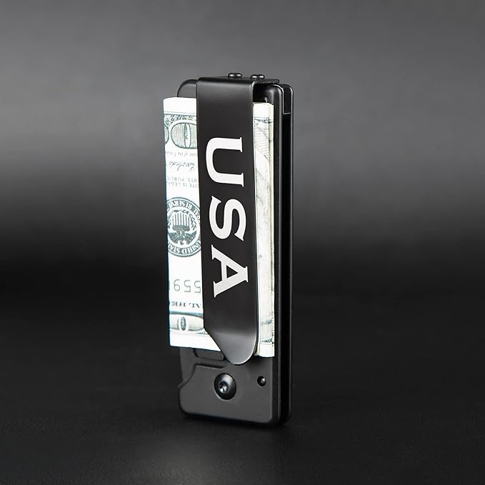 American Flag - Money Clip Pocket Knife