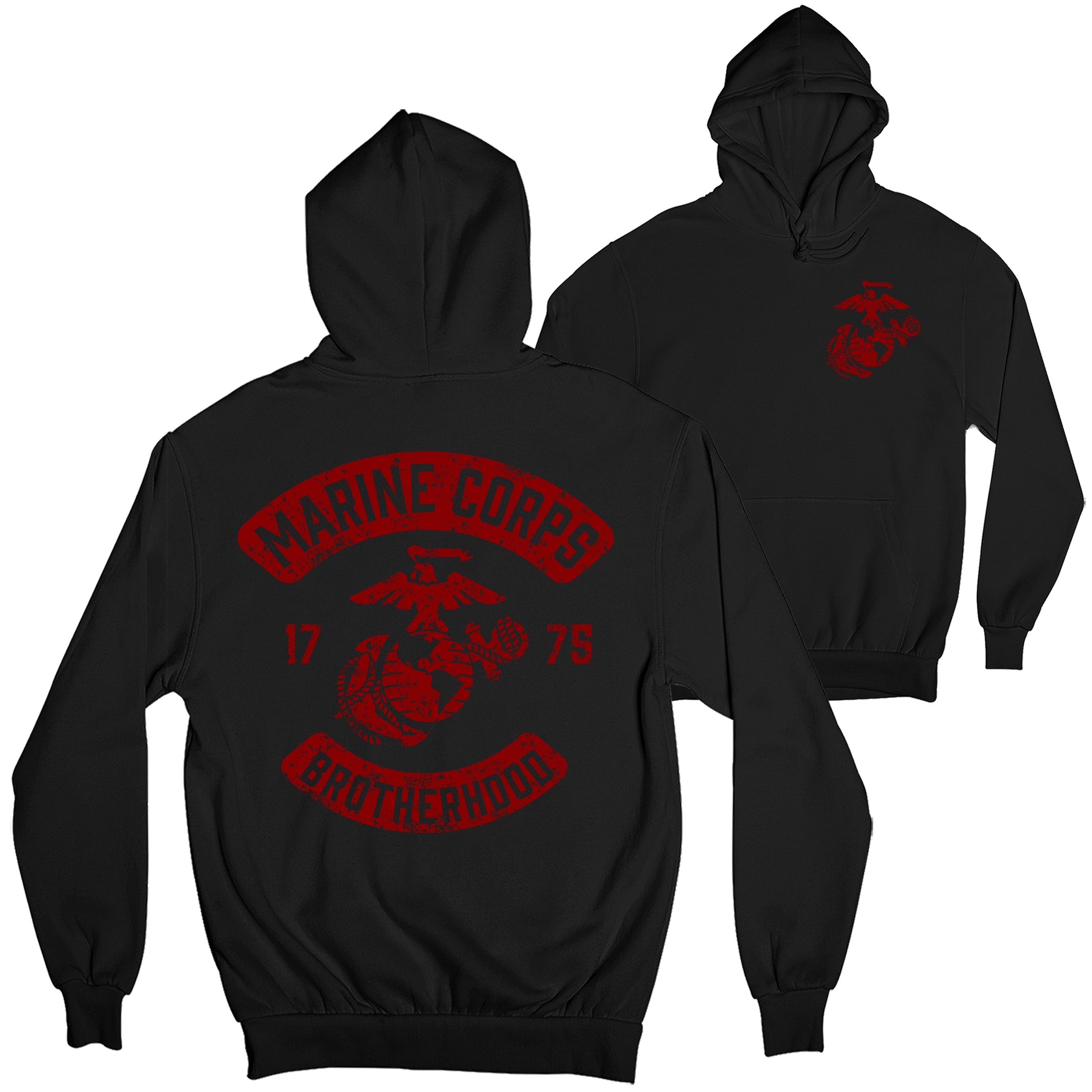 Marine Corps Motorcycle Hoodie