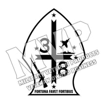 Load image into Gallery viewer, 3d Battalion 8th Marines (3/8) USMC Stainless Steel Marine Corps Tumbler
