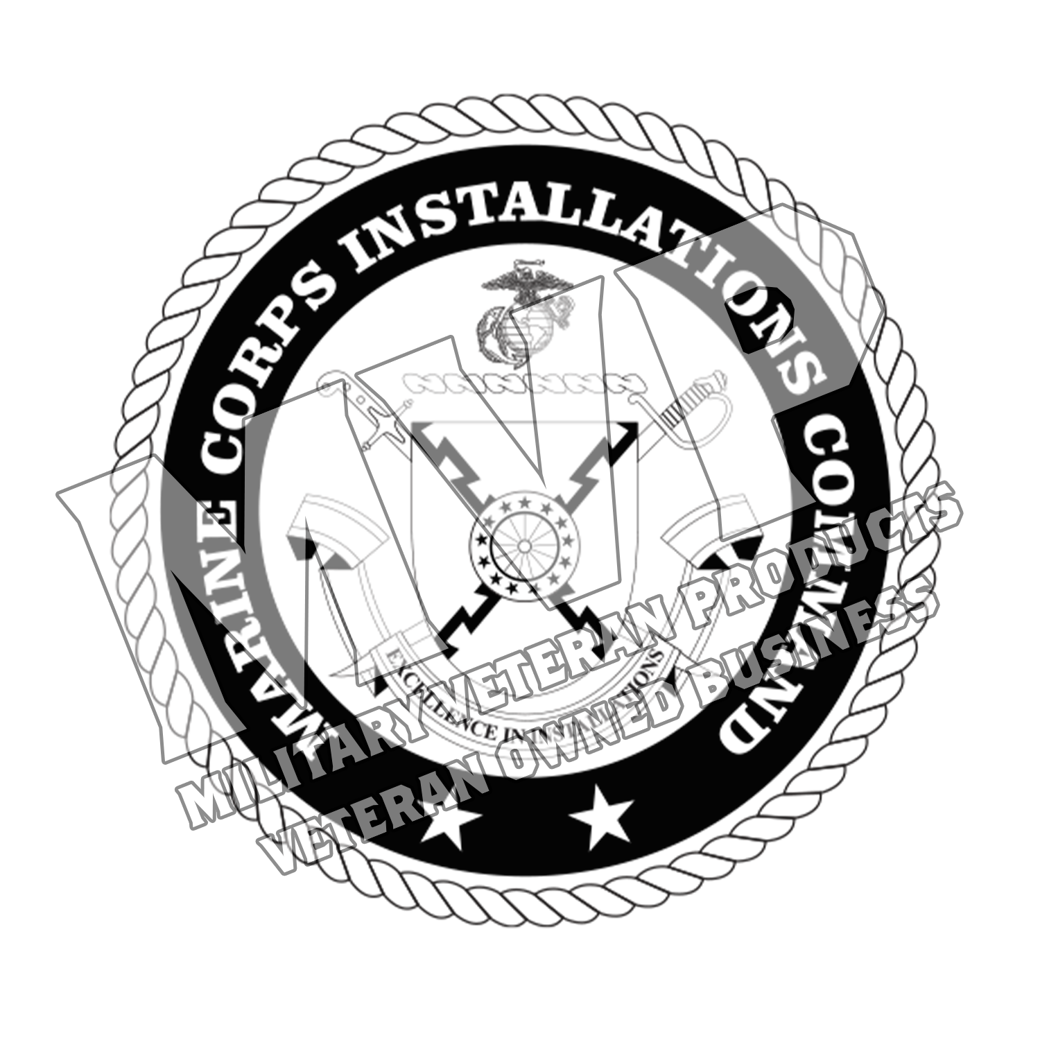 Marine Corps Installations Command USMC Marine Corps Water Bottle