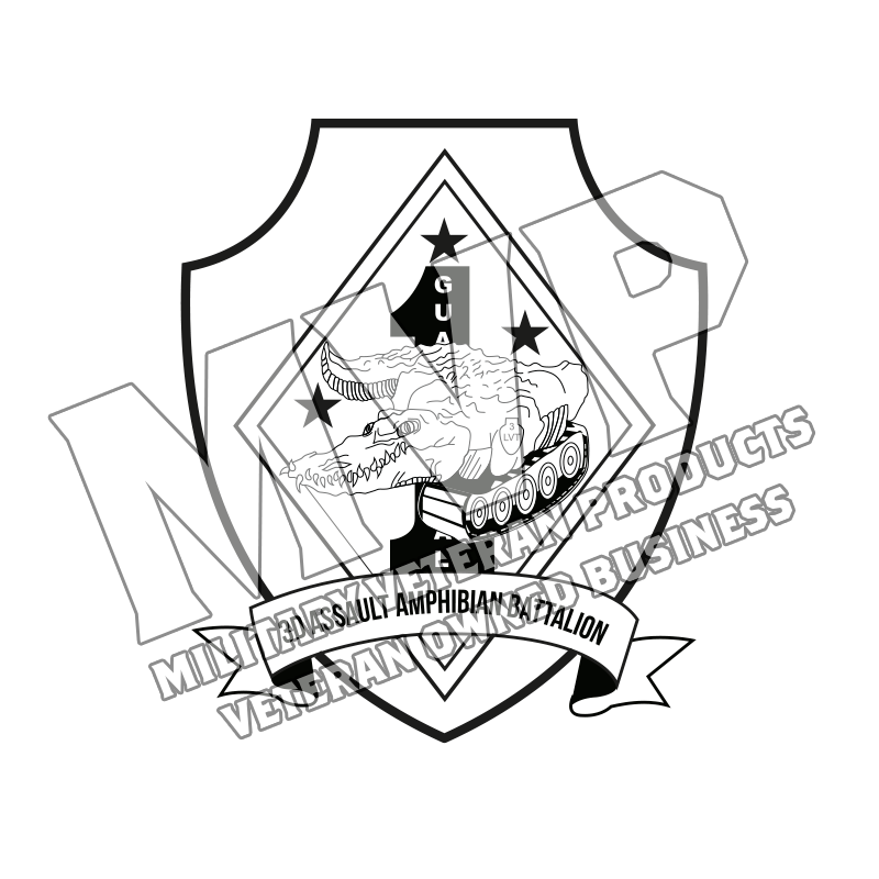 3rd Assault Amphibian Battalion Unit Logo, 3d AABN USMC Unit Logo