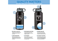 Load image into Gallery viewer, HMH-462 USMC Marine Corps Water Bottle
