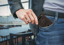Load image into Gallery viewer, Army - Genuine Leather RFID Blocking Bi-Fold Wallet
