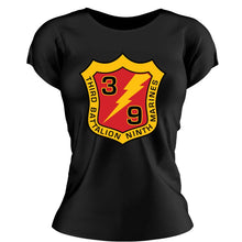 Load image into Gallery viewer, 3rd Bn 9th Marines USMC Unit ladie&#39;s T-Shirt, 3d Bn 9th Marines, USMC gift ideas for women, Marine Corp gifts for women 3d Bn 9th Marines
