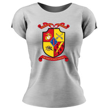 Load image into Gallery viewer, 5th Bn 11th Marines USMC Unit ladie&#39;s T-Shirt, 5th Bn 11th Marines logo, USMC gift ideas for women, Marine Corp gifts for women
