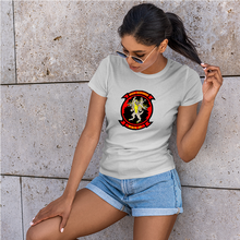 Load image into Gallery viewer, Marine Aviation Logistics Battalion 14 (MALS-14) Marines USMC Unit ladie&#39;s T-Shirt, MALS-14 USMC Unit logo, USMC gift ideas for women, Marine Corp gifts for women MALS-14
