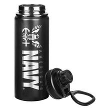 Load image into Gallery viewer, 20oz US Navy Water Bottle
