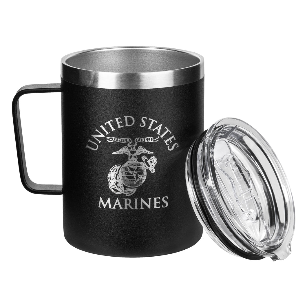 12 oz Marine Corps Coffee Tumbler