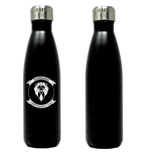Headquarters & Headquarters Squadron Yuma logo water bottle, HQ&HQS Yuma Marines hydroflask, HQ&HQS Yuma USMC, Marine Corp gift ideas, USMC Gifts for men or women flask 17oz