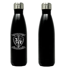 Load image into Gallery viewer, 3rd Battalion 7th Marines logo water bottle, 3rd Battalion 7th Marines hydroflask, 3d Battalion 7th Marines USMC, Marine Corp gift ideas, USMC Gifts for women flask, big USMC water bottle,  Marine Corp water bottle 
