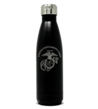 Load image into Gallery viewer, United States Marine Corps 17 Ounces Black Water Bottle

