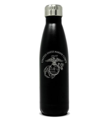 United States Marine Corps 17 Ounces Black Water Bottle
