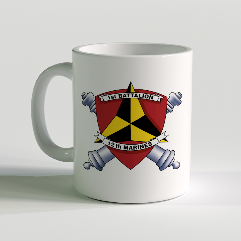 1/12 coffee mug, 1st Battalion 12th marines, USMC Coffee Mug