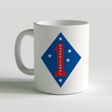 Load image into Gallery viewer, 1st Marine Division Unit Logo Coffee Mug
