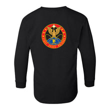 Load image into Gallery viewer, 1st Space Brigade Long Sleeve Black T-Shirt
