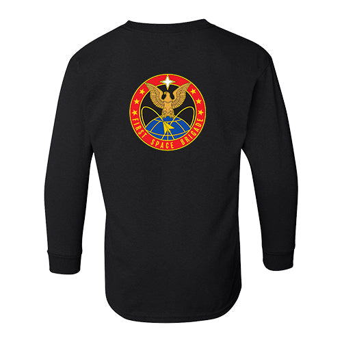 1st Space Brigade Long Sleeve Black T-Shirt