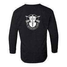 Load image into Gallery viewer, 1st Special Forces Group Long Sleeve Black T-Shirt
