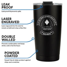 Load image into Gallery viewer, 1st Light Armored Reconnaissance Battalion (1st LAR) USMC Unit Logo Laser Engraved Stainless Steel Marine Corps Tumbler - 20 oz
