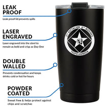 Load image into Gallery viewer, 3rd Bn 6th Marines (3/6) USMC Stainless Steel Marine Corps Tumbler
