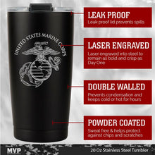 Load image into Gallery viewer, usmc gifts Marine Corp gifts coffee tumbler cup
