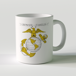USMC Master Gunnery Sergeant Coffee Mug, USMC MGySgt Coffee Mug