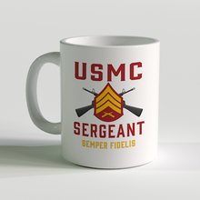 Load image into Gallery viewer, Sgt Coffee Mug, Sergeant Coffee Mug, USMC Sgt Coffee Mug
