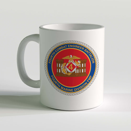 4th Combat Engineer Battalion Unit Logo Coffee Mug