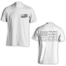 Load image into Gallery viewer, Pledge of Allegiance T-Shirt - Patriotic Apparel
