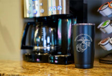 Load image into Gallery viewer, Marine Corp gifts coffee tumbler cup
