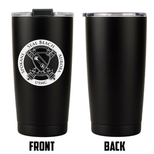 5th Bn 14th Marines logo tumbler, 5th Bn 14th Marines coffee cup, 5th Battalion 14th Marines USMC, Marine Corp gift ideas, USMC Gifts for women or men