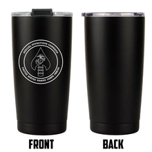 Load image into Gallery viewer, Marine Forces Special Operations Command (MARSOC) USMC Unit Logo Laser Engraved Stainless Steel Marine Corps Tumbler - 20 oz

