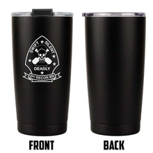 Load image into Gallery viewer, 2nd Reconnaissance Battalion (2d Recon) USMC Unit logo tumbler, 2d Recon Bn coffee cup, 2d Recon Bn USMC, Marine Corp gift ideas, USMC Gifts for men or women 20 Oz Tumbler
